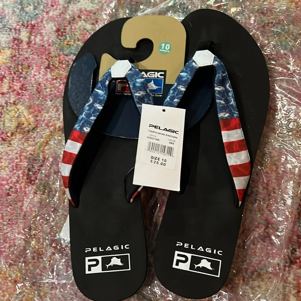 Pelagic size 19 woman flip flops